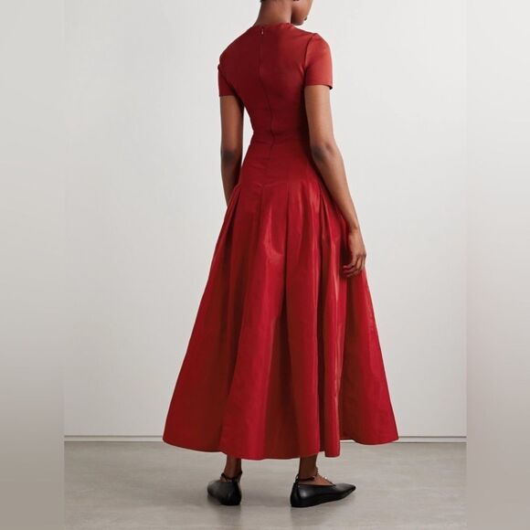 NWT STAUD HOPPER DRESS in ROUGE - Picture 9 of 16